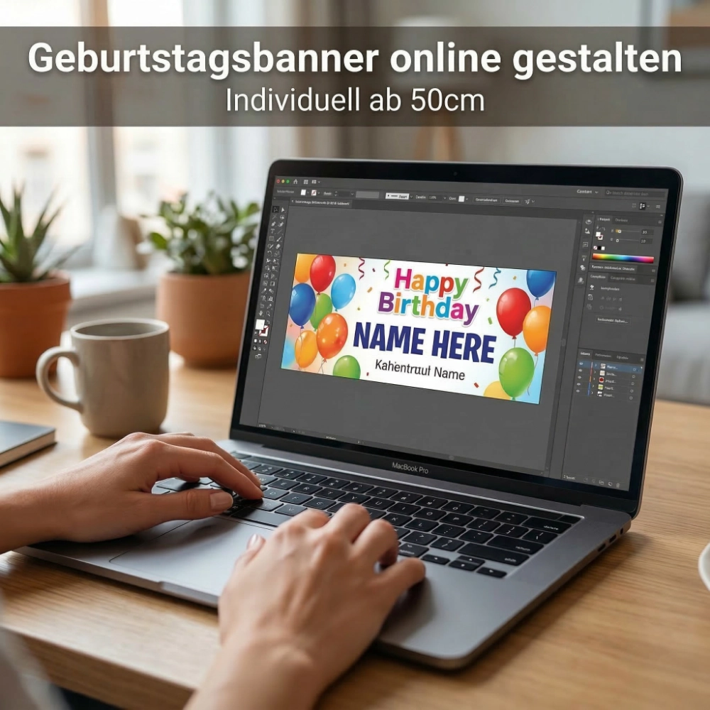 Geburtstagsbanner | Individuelle Maße ab 50cm